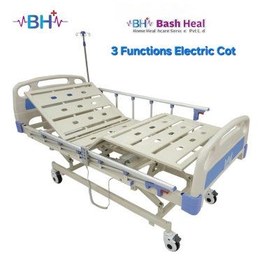 Electric Hospital Cot With Safety Rails And Patient Recovery Support in Bangalore
